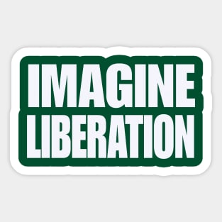 IMAGINE LIBERATION - Redo - White - Back Sticker